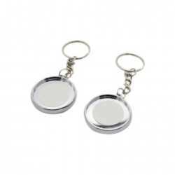 Double-side Transparent Electroplating Keychain 雙面透明電鍍鑰匙鏈